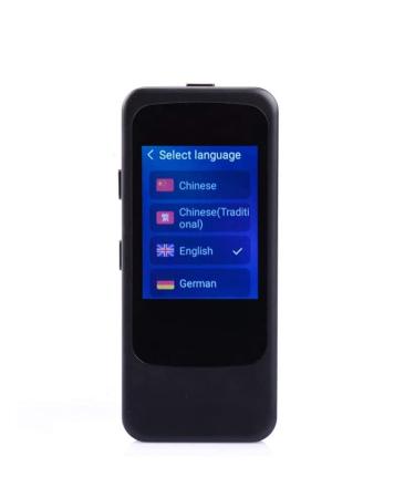 Language Translator Device Real Time Translator Device Smart Language Voice 2.4 Inch Touch Screen 21 Languages WiFi Pocket Electronic Translators Learning Traveling Shopping Needed Hopeful Elegant