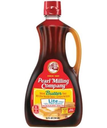 Krusteaz Complete Pancake Mix Buttermilk 32oz by Krusteaz and Pearl Milling Company Original Lite Syrup 24oz Bottle Bundle - Buy Online on GoSupps.com