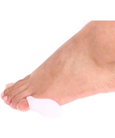 Toe Spacers Silicone 2 Pieces Gel Separator for Bunionette & Small Toe Correction | Comfort & Relief for Pinky Toes - Buy Online on GoSupps.com