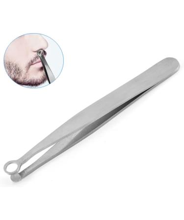 Buy Steel Round Head Nose Hair Trimming & Eyebrow Tweezers - Precision Beauty Tool for Easy Hair Removal | International Shipping Available - Buy Online on GoSupps.com