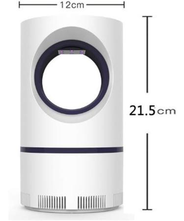 LXX Mosquito Killer Lamp Usb Charging Mosquito Lamp Safety Eco-Friendly Mosquito Killer No Smell No Radiation Easy to Clean Electric Fly Killer for Kitchens Bedrooms Living Room Electric Trap F As Shown White - Buy Online on GoSupps.com