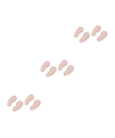 6 Pairs Forefoot Pad Fore-Foot Pad Fore Foot Cushion Leather Shoe Insole Leather Shoe Pad Leather Half Pad Fore-Half Insole Half Foot Insole Leather Insole Fore-Foot Half Pad