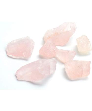 Natural Crystal Rough 200g Natural Rose Quartz Rough Stones Rock Crystal Reiki Metaphysical Raw Stone with a Free Pouch - Buy Online on GoSupps.com