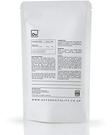 Vitamin B3 16mg Tablets for Energy & General Health | Oxford Vitality | 120 Count - Buy Online on GoSupps.com