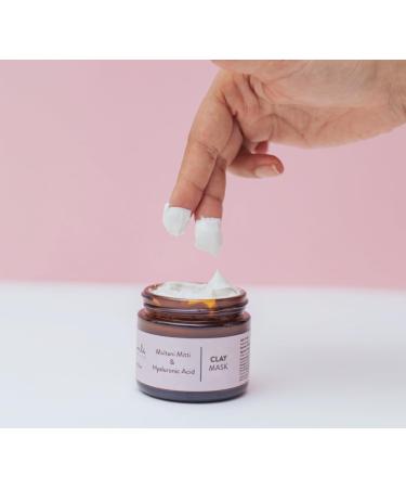 Prodsol Biotech pvt ltd Neemli Naturals Multani Mitti & Hyaluronic Acid Clay Mask Hydrates Nourishes & Softens Skin Face Mask for Glowing Skin for DeTan Detoxifying & Skin Brightening 60gm - Buy Online on GoSupps.com