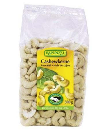 Rapunzel Organic Cashew Nuts whole 1 pack (1 x 500g) - ORGANIC
