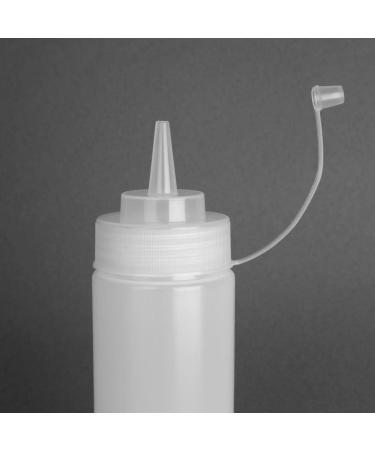 12oz Squeeze Bottle -Wide Mouth Clear Ideal for Sauce Ketchup Mustard Mayonnaise Oil Vinegar Salad Dressing (Pack of 2) 12oz (Pack of 2) Clear - Buy Online on GoSupps.com