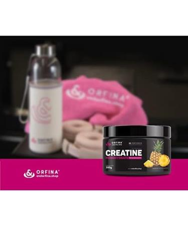 Endorfina.shop Creatine Monohydrate - Premium Training Supplement for Muscle Building Protein Synthesis & Fat Burning - Pineapple Flavor - Buy Online on GoSupps.com
