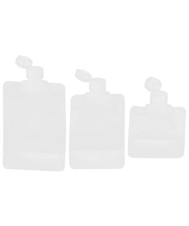 POPETPOP Shampoo Travel Container 1 Set Travel Lotion Refill Bag Funnel Cosmetic Stickers Container X1 Travel Squeeze Pouch