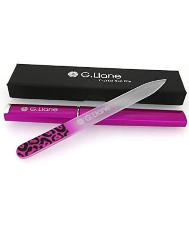 G.Liane Glass Nail Files Professional Crystal Nail File For Natural Nails Acrylic Nails Gels Nails Manicure Pedicure Tools For Home And Salon (Pink) - Buy Online on GoSupps.com