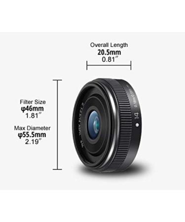 Panasonic LUMIX G 14mm F2.5 II ASPH. Lens for Micro Four Thirds - H-H014AK (USA Black) - Buy Online on GoSupps.com