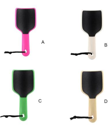 Dajidafu Foot File U Shaped Curved Callus Remover Groove Design Colossal Feet Scrubber Exfoliates Dead Body Home Beauty Rose Red - Buy Online on GoSupps.com