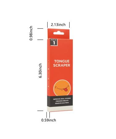 Premium Surgical Stainless Steel Tongue Scraper | Reduce Bad Breath & Enhance Oral Hygiene | 1PC Tongue Cleaner with Case - Buy Online on GoSupps.com