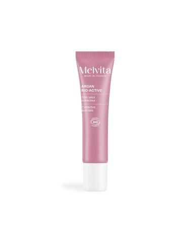 Melvita - Organic Active Argan Lifting Eye Contour Care Anti-Aging Care Intensive and Nourishing Lifting Care - All Skin Types from 35 Years Old - 99% Natural, Certified Organic - 15 ml
