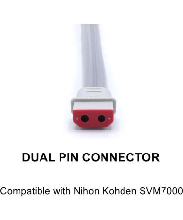 8.2FT NIBP Adapter Hose for Nihon Kohden SVM7000 | Dual Blood Pressure Tube with BP18 Connector | Compatible Adult/Pediatric Cuff - Buy Online on GoSupps.com