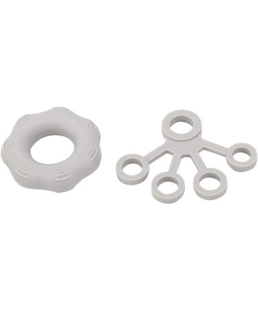 Finger Trainer Hand Strength Training Ring Expander Finger Pull Light Gray - Buy Online on GoSupps.com