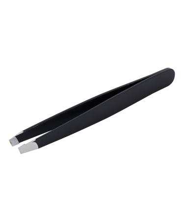 Black Pink Eyebrow Tweezer Stainless Steel Clips Makeup Tool Slanted Puller for Easy Use Beauty Tool