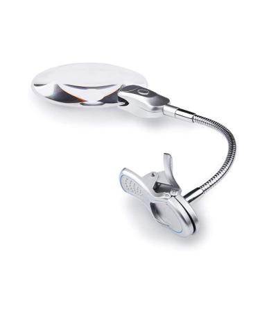 Magnifier with Bright LED Light and Sturdy Clamp Magnifying Glass Lamp for Comfort and Ease of Use Enjoy