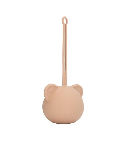 Silicone Pacifier Storage Case - Dustproof & Practical for Newborns | Soft Coffee Color Dental Glue Case - Buy Online on GoSupps.com