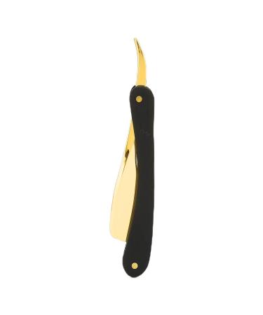 Premium Gold Folding Straight Edge Razor for Men | Close Shave Manual Barber Razor - International Shipping Available - Buy Online on GoSupps.com