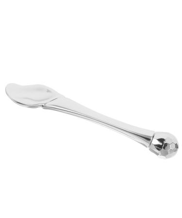 VALICLUD B tonnet Applicateur De Cr me Contour Des Yeux M tal Spatule-cuill re Pour Cr me Visage Outil De Massage Pour Yeux Visage De Soin De Peau Argent