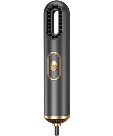 Portable Professional Ionic Hair Dryer - with 3 Speeds Smart Heat Mode (Color: Black)