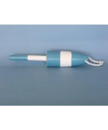 Hampton Nautical Wooden Light Blue Cape Rock Lobster Trap Buoy 15 - Coastal Home Decor - Buy Online on GoSupps.com