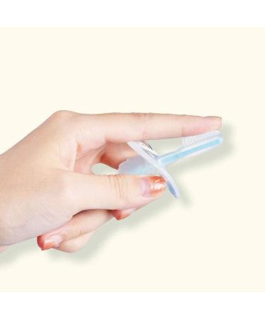 Buy Clean Food-Safe Silicone Toddler Toothbrush for Kids Aged 1-3 | Manual Toothbrush for Radiant Smiles - Buy Online on GoSupps.com