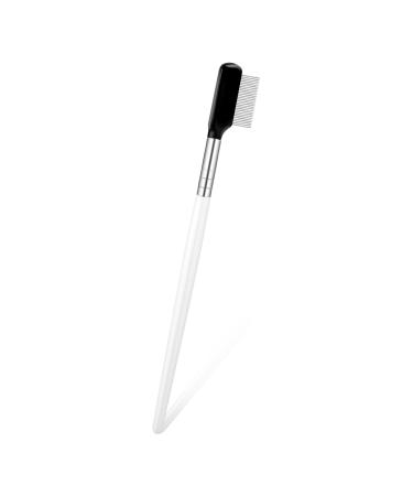Metal Eyelash Comb Professional Eyelash Separator Tool Eye Lash Grooming Comb Eyelash Curler Definer Mascara Applicator with Stainless Steel Teeth Eyebrow Makeup Cosmetic Tool for Women Girls