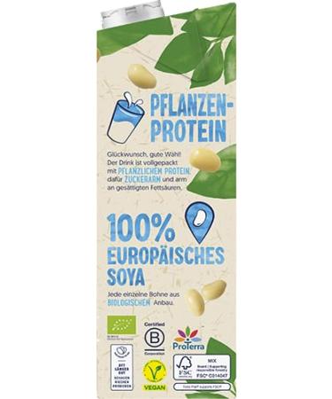 Alpro Organic Soya Drink - Vegan Lactose-Free & Gluten-Free - 8x1L Pack | Plant-Based Milk Alternative - Buy Online on GoSupps.com