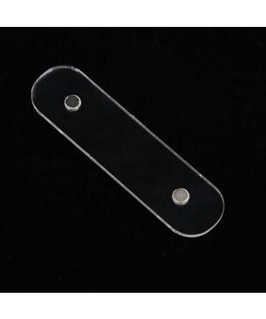 10PCs Transparent Nail Art Tips Display Stand | Double-Sided Adhesive Tape | Acrylic Strip Display for Home & Salon Use | DIY Nail Accessories - Buy Online on GoSupps.com