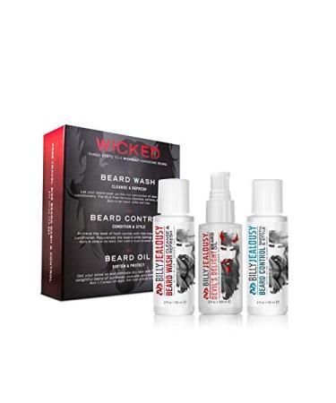 Billy Jealousy Wicked Beard Trio Kit - Complete Beard Care Set - Buy Online on GoSupps.com