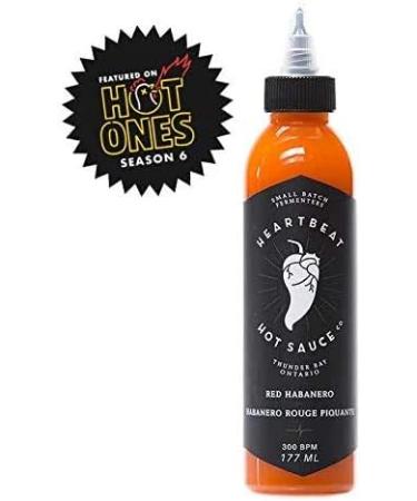 Heartbeat Hot Sauce 4-Flavour Gift Pack with Bonus Vinyl Fan Stickers (Includes 1 x 177ml bottle Pineapple Habanero Red Habanero Green Jalapeno and Blueberry Habanero) - Buy Online on GoSupps.com