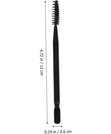minkissy 1pc Eyelash Brush Eyebrow Brush for Women Makeup Brush for Eyebrow Professional Eyebrow Brush Beauty Brush for Eyebrow Mascara Brush Make up Wooden Eye Shadow Brush M Black - Buy Online on GoSupps.com