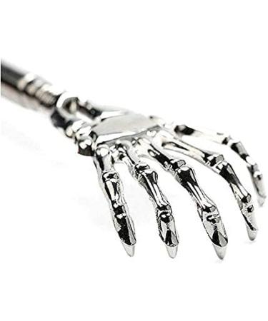 RASCADY Telescopic Back Scratcher - 58cm Extendable Back Crawler for Head & Back Massage - Comfortable Bone Hand - Black - Buy Online on GoSupps.com