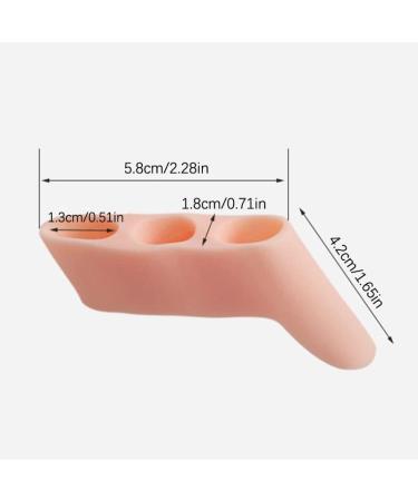 IYSHOUGONG Silicone Toe Guards Cover - Toe Valgus Corrector - Nude - Buy Online on GoSupps.com