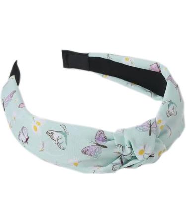 Headbands for Women's Hair Flower Printed Fabric Hair Band Elastic Knot Head band Hair Accessories for Women Girl (6SmallButterfly) - Buy Online on GoSupps.com