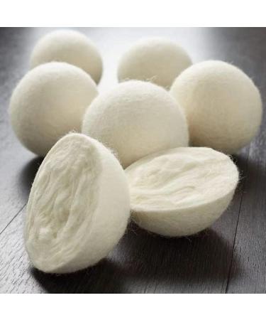 UTIZ Wool Dryer Balls - Handmade 6-Pack - XL Premium Natural Fabric Softener- Wool Balls Replaces Dryer Sheets - Wool Balls for Dryer - Laundry Balls for Dryer 8CM Diameter Pack of 6 - Buy Online on GoSupps.com