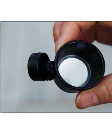 Othmro 1Pcs 10X Handheld Magnifier Lens  Diameter 0.98inch Magnifying Glass  Black Round Magnifying Loupe Glasses with 1 LED Light for Hobbyists Stamp Collectors Jewelers Watch Repairman 25mm 10x - Buy Online on GoSupps.com