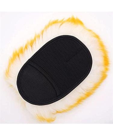 ESASAM Cleaning Gloves Super Long Hair Breathability Mesh Paws Sheepskin Car Washing Cleaning Polishing Gloves Luxury Lamb Wool Glove Wool Wash Mitt - Buy Online on GoSupps.com