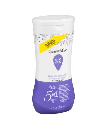 Summer's Eve Sensitive Skin Feminine Wash Delicate Blossom 9 oz - Gentle Cleansing for Sensitive Skin - Buy Online on GoSupps.com