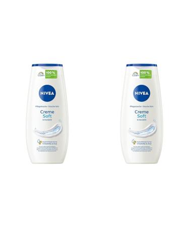 NIVEA Creme Soft Shower Gel 250ml (Pack of 2) 250 ml (Pack of 2) Creme Soft (250ml) - new version