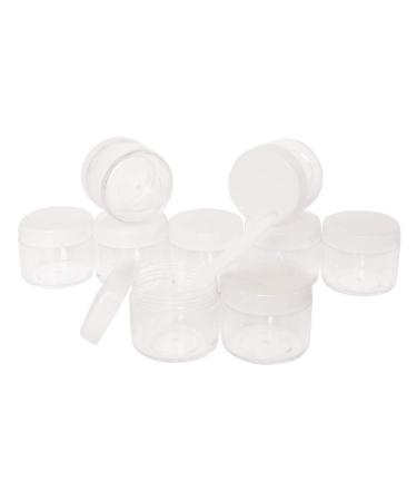 Greatforu 16-Piece Transparent Cosmetic Container Set - 20g Jars with Lids Mini Spatulas & Labels for Creams Lip Balm and Lotions - Ideal for Sampling & Travel - Buy Online on GoSupps.com