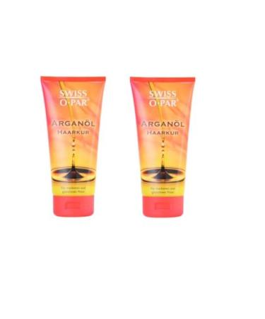 Swiss-o-Par Cure Argan Oil for Hair 400 ml, Pack of 2 (2 x 200 ml) for dry and brittle hair