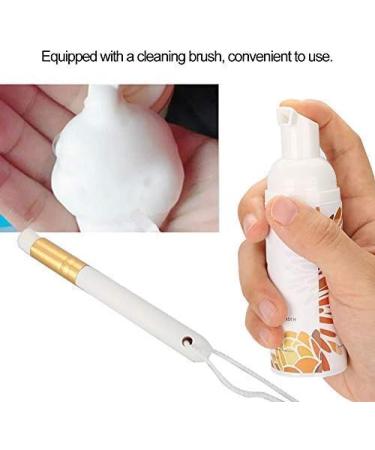 Professional Eyelash Extension Cleanser Foam 60ml with Gold Brush - Safe and Effective Daily Eyelash Shampoo/Wash - Buy Online on GoSupps.com