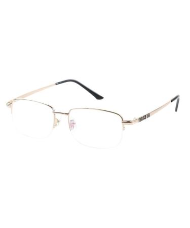 Meijunter reading glasses fashion multifunction metal frame wide and close smart zoom resin Harz Reading glasses for men strength +1.0 +1.5 +2.5 +3.0 +3.0 gold 1.5 x