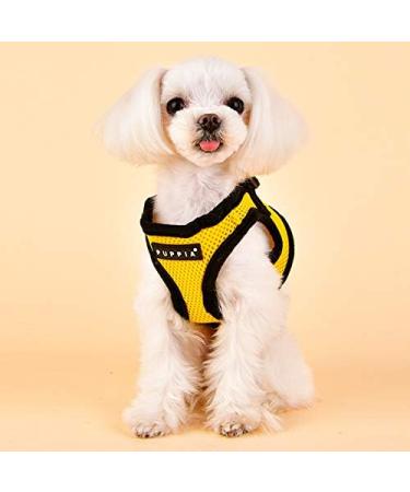 Puppia Dog Harness for Small & Medium Dogs - Soft Vest in Various Colors - Atani Train Harness (Yellow XS) - Perfect for Puppies & Easy Shipping Worldwide - Buy Online on GoSupps.com