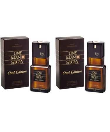 Jacques Bogart One Man Show for Men Eau de Toilette Spray Oud Edition 3.33 Ounce (Pack of 2) Oud Edition 3.33 Ounce (Pack of 2)