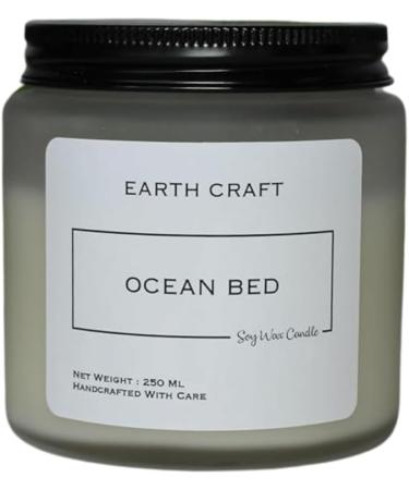 Buy EARTH CRAFT Aromatherapy Scented Candles - Handmade Soy Candles for Home Decor Bedroom & Bath - Non-Toxic Smokeless Ocean Bed Aroma - Buy Online on GoSupps.com