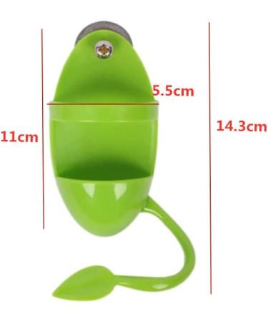 Cuttlebone Holder for Birds - 3 Pcs Parrot Stand with Plastic Cuddle & Bone Sticks - Ideal for Parrots Parakeets & Finches (Green) - International Shipping - Buy Online on GoSupps.com